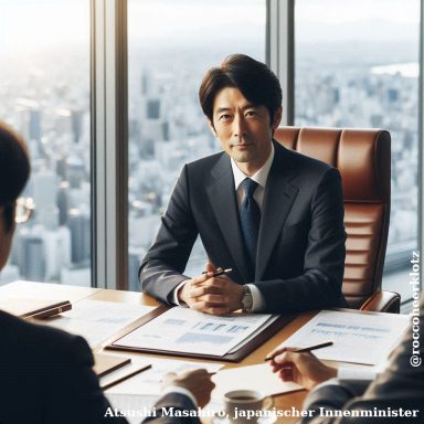 Atsushi Masahiro Japanischer Innenminister