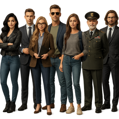 Alle Hauptcharaktere